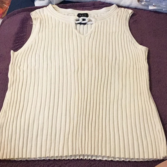 NWOT Vintage R.Q.T. Women’s Tank Top - Picture 1 of 10